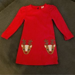 Adventure Wear by Copper Key Toddler Girl’s Christmas Tunic Red Dress Size 4T